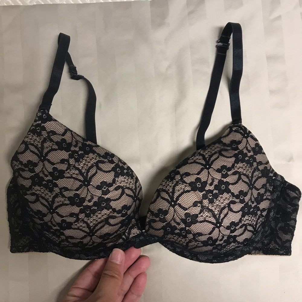 Black Laced Bra